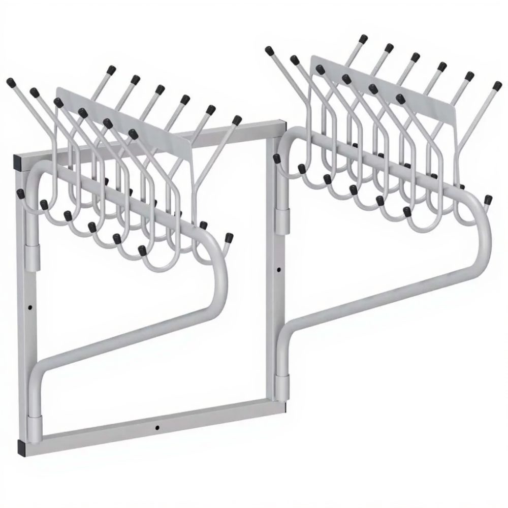 Вешалка настенная поворотная 2СТ (24 крючка)