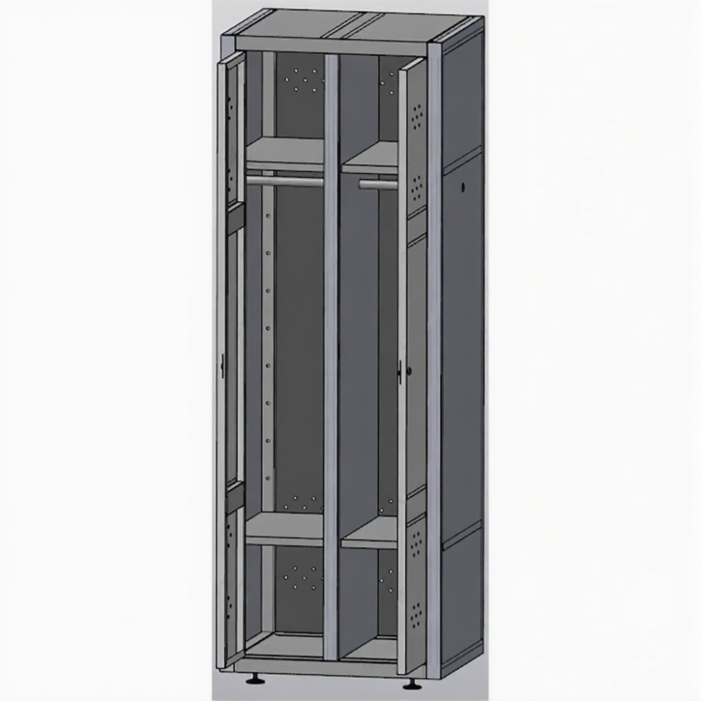 Шкаф для одежды и хоз инвентаря ШРОН-22-6/5