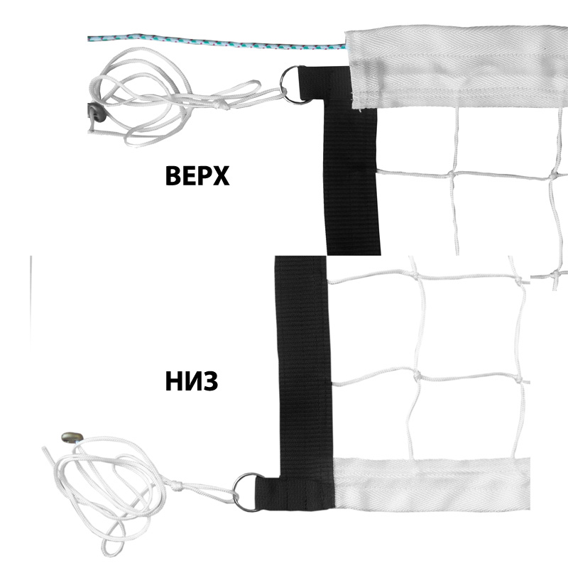 Сетка волейбольная №7 кевларовый трос