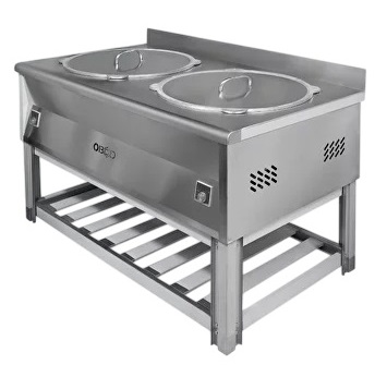 Электрический казан OBOD, 40л+40л