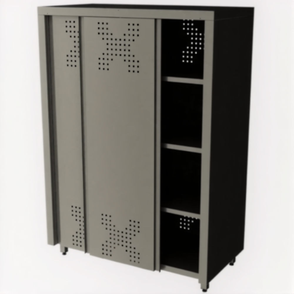 Шкаф кухонный для хлеба двери купе ШККХ-12/5