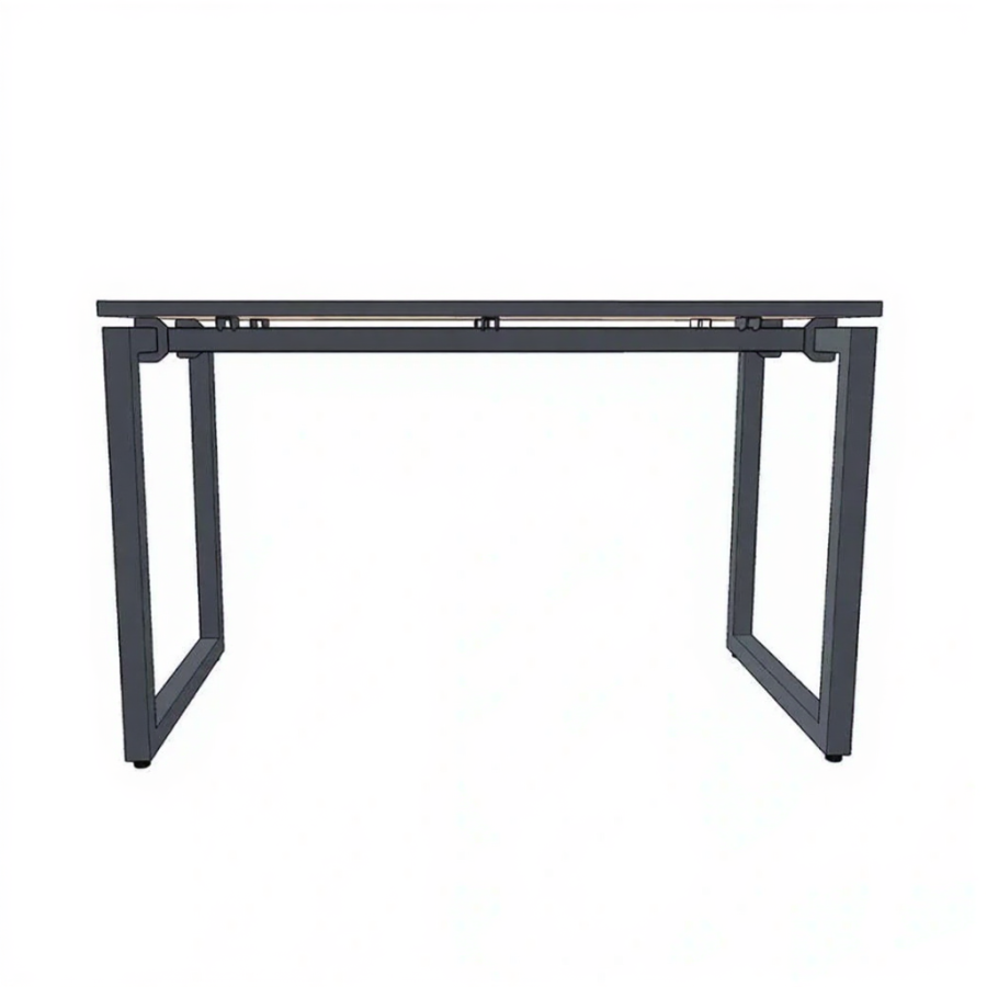 Офисный стол «НОРДЕН» с вырезом 1200x700 подстолье O 40x40 столешница 22 мм