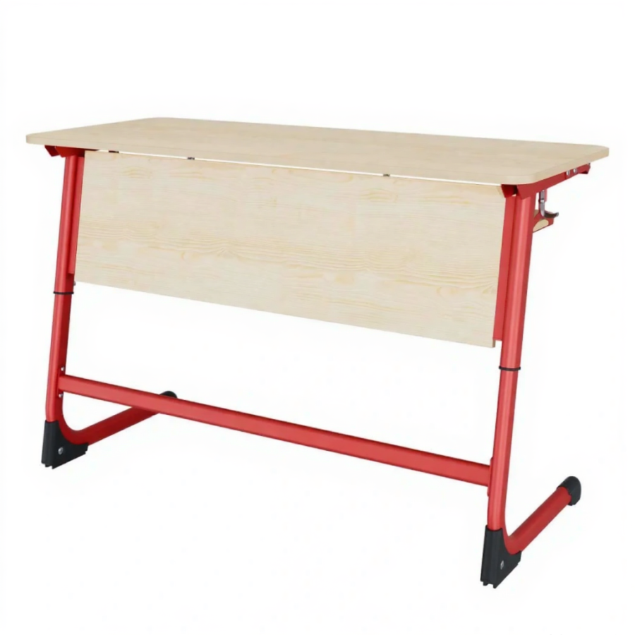 Парта 2М Smart с полкой (ЛДСП)