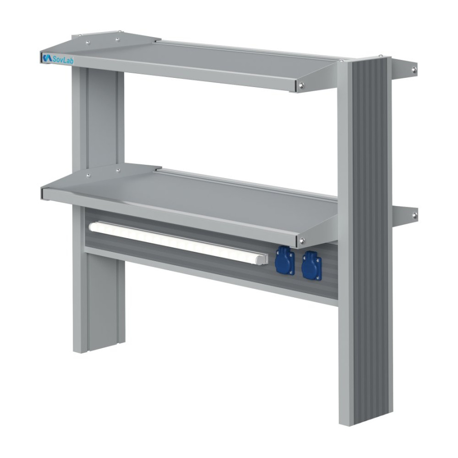 Технологический островной низкий стеллаж Mod. 900 ТСОн