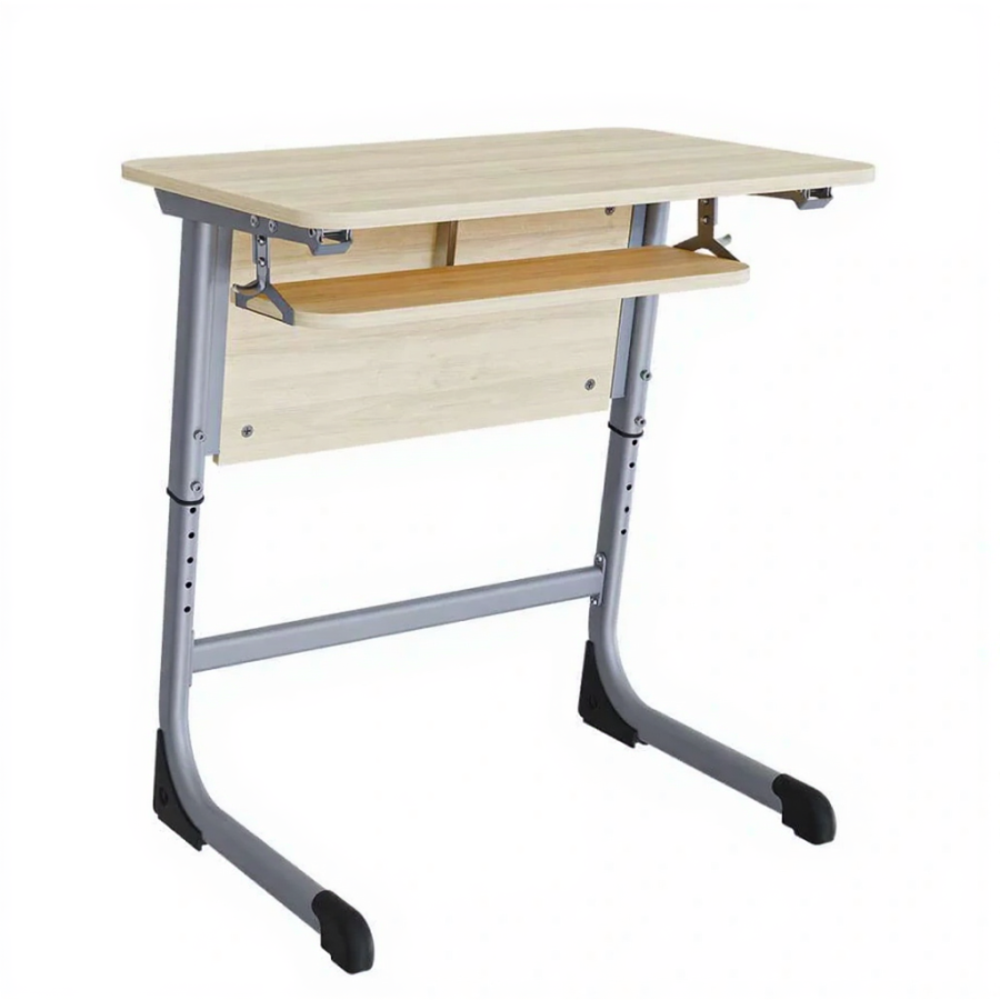Парта 1М Smart с регулировка угла наклона/полкой (ЛДСП)