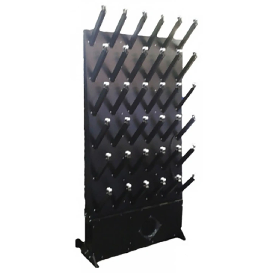 Сушильная стойка СО-18 В на 18 пар обуви, на жидком теплоносителе (с клапанами)