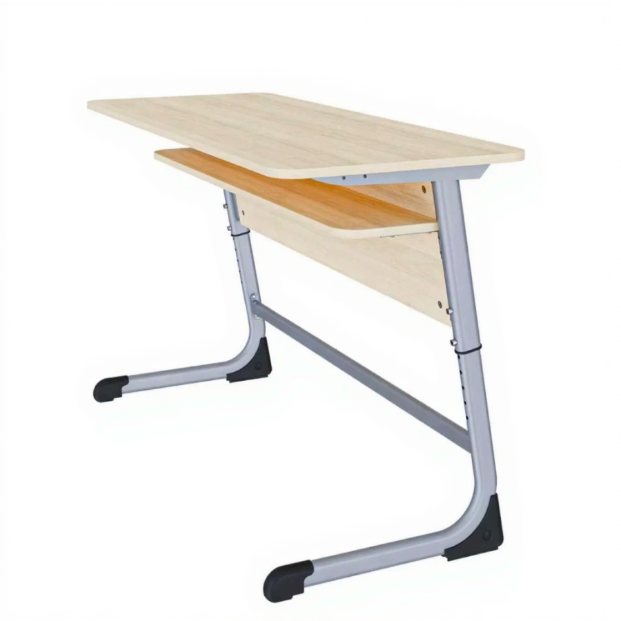 Парта 2М Smart с полкой (ЛДСП)