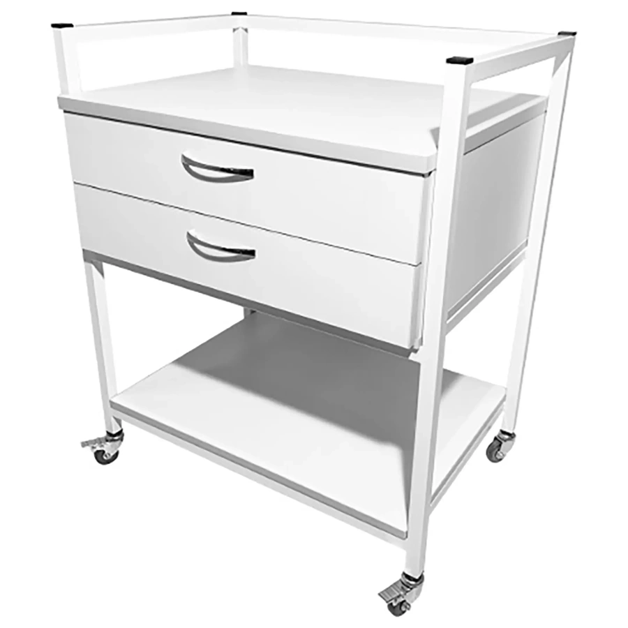 Стол лабораторный мобильный СЛм 17.002 (белый)