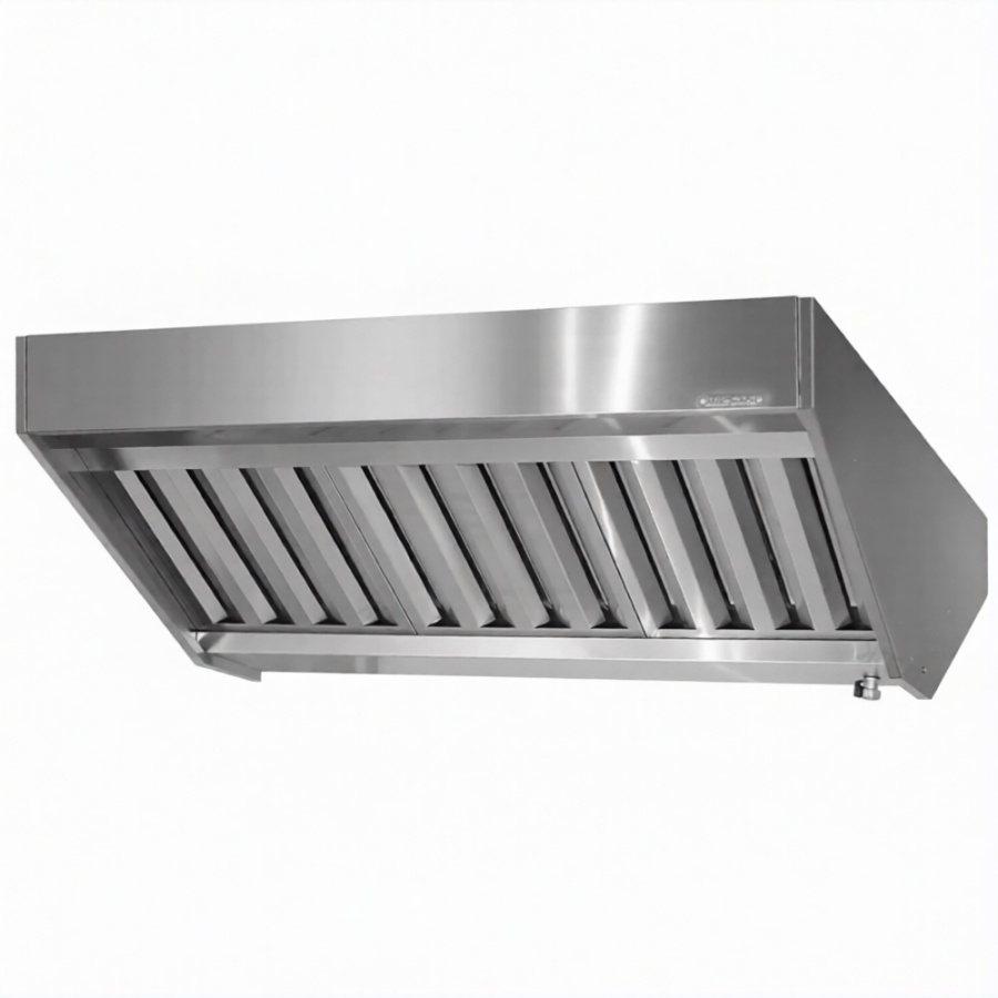 Зонт приточно-вытяжной полуоткрытый ЗППб 400х1800х1600 «Base» островной