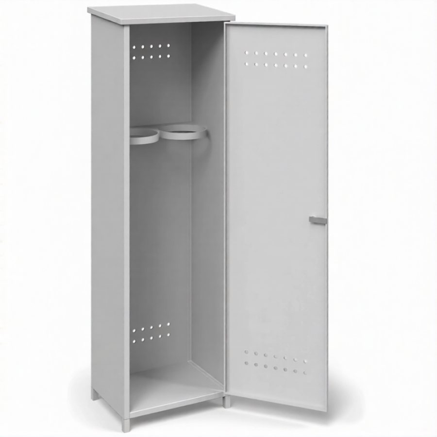 Шкаф для 2-х баллонов на 40 литров ШГБК-04 сварной, усиленный