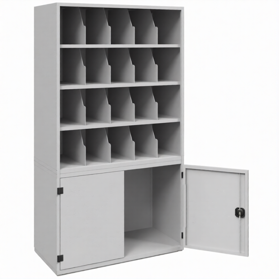 Шкаф открытый для 20 противогазов ШО-20я (1900х1040х520)