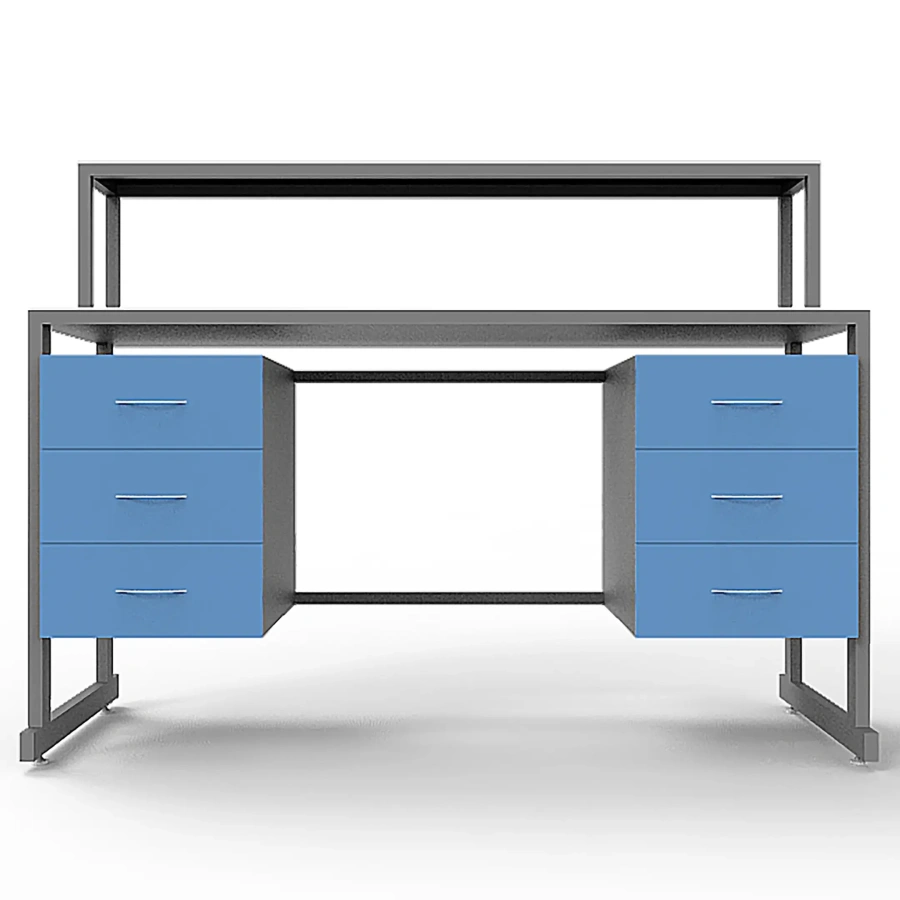 Стол лабораторный с керамикой СЛк 21.006 (белый)