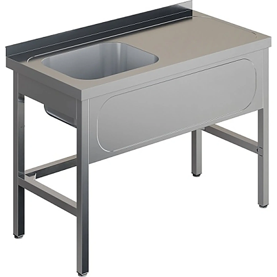 Ванна моечная с рабочей поверхностью ВМЦР/1-18/6-БП