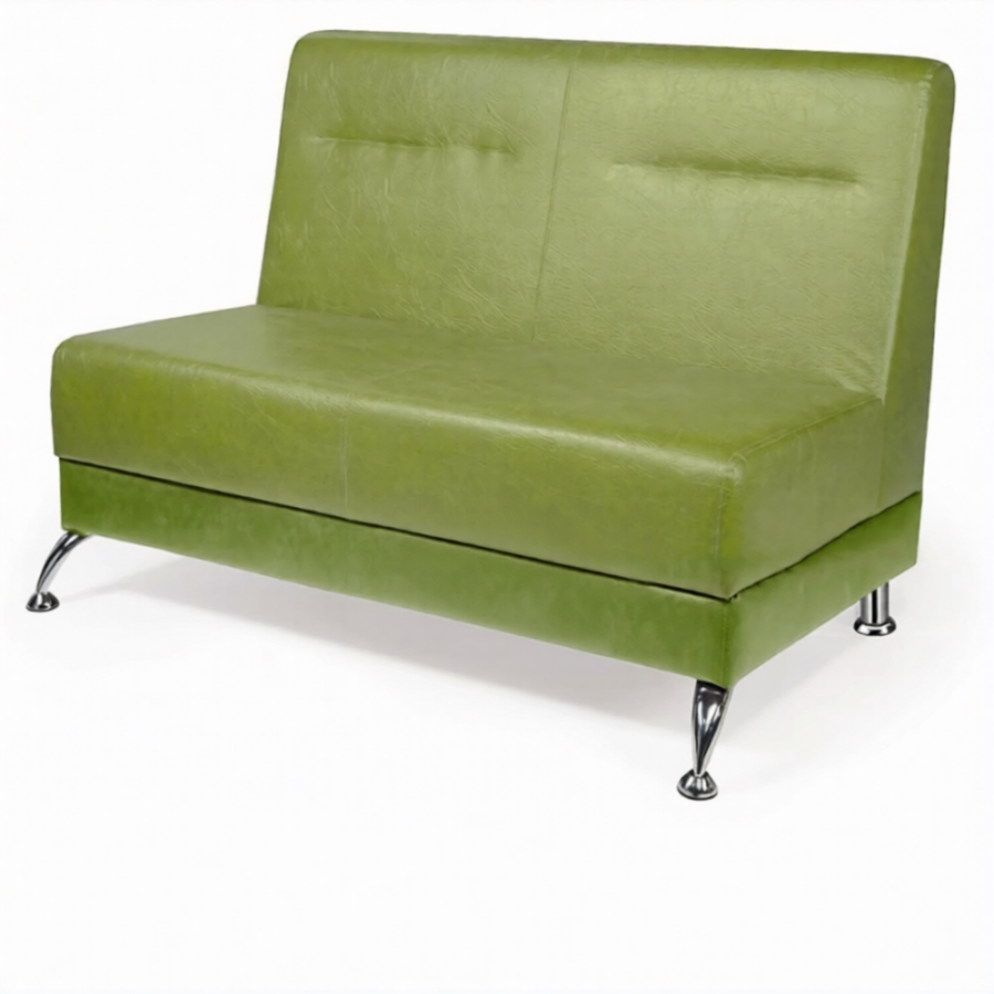 Диван двухместный ДО-4/2 (кожзам Эконом белый)